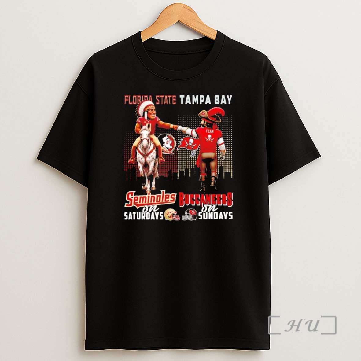 Officials Florida State Seminoles On Saturdays Tampa Bay Buccaneers On Sundays Mascot Chriast Premium Shirt Sweatshirt Tee