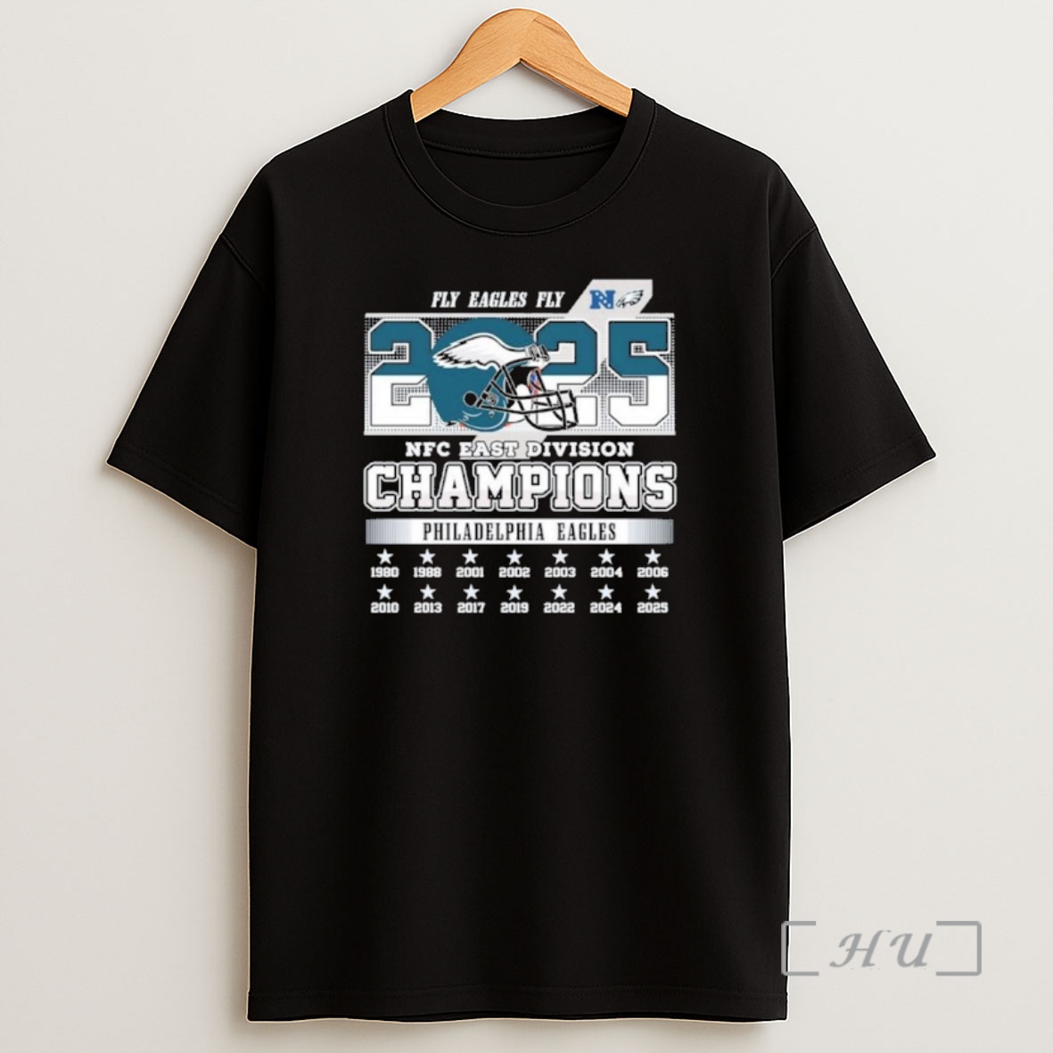 Officials Fly Eagles Fly Nfc East 2025 Champions Philadelphia Eagles Shirt Sweatshirt Tee