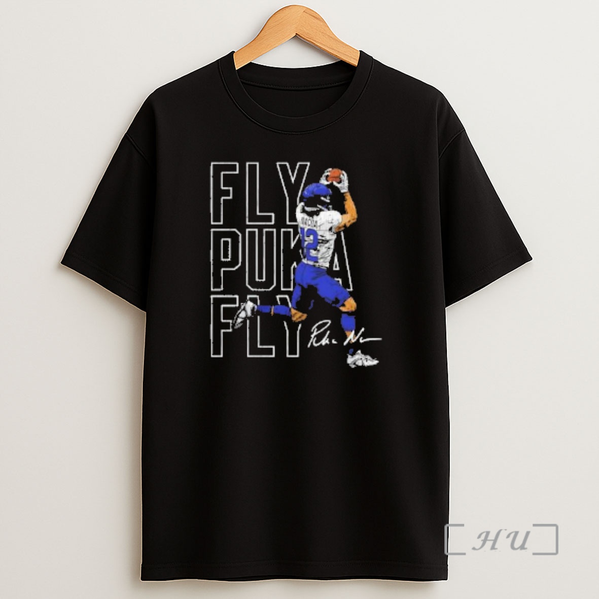 Officials Fly Puka Fly Puka Nacua Los Angeles Rams Football Signature Shirt Sweatshirt Tee