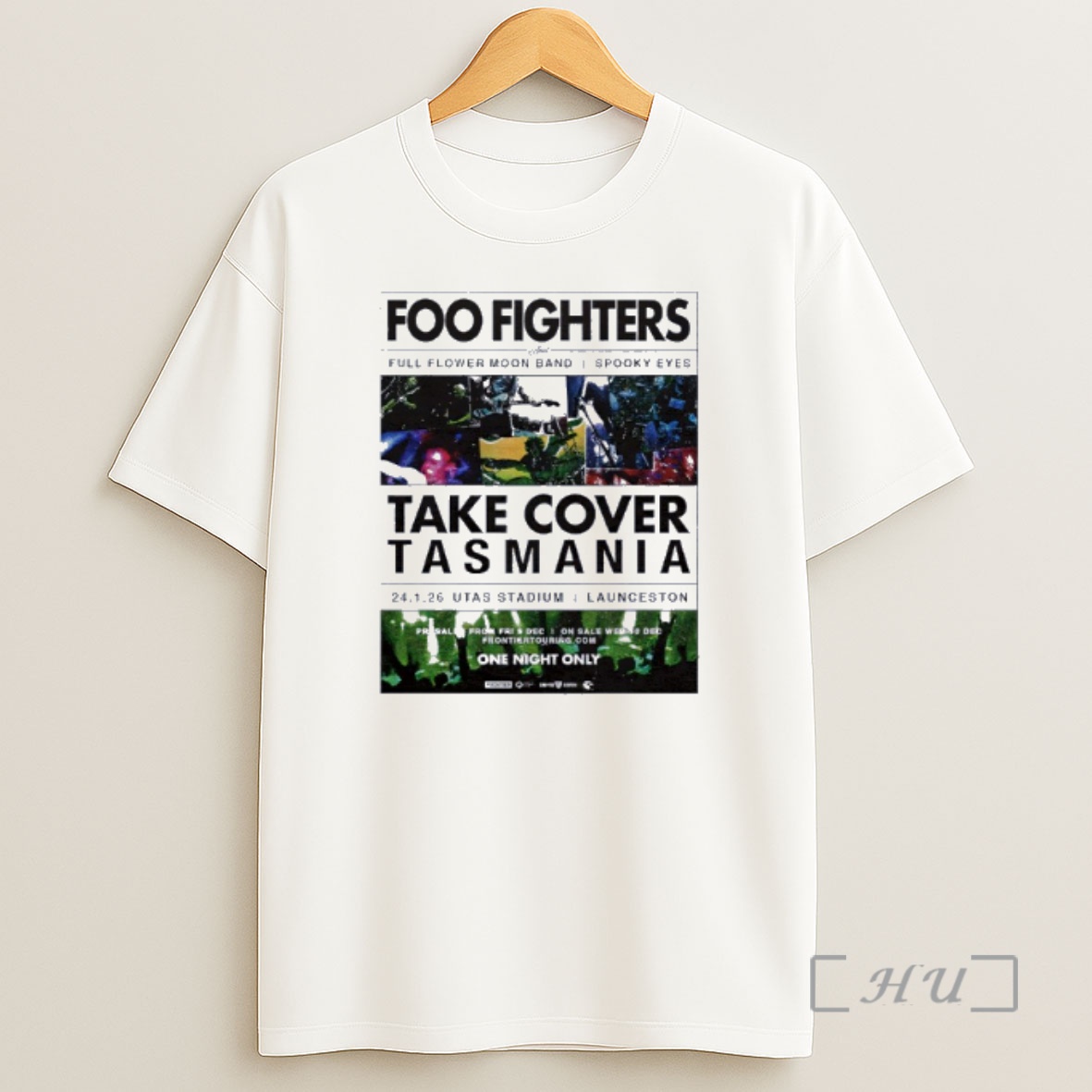 Officials Foo Fighters Launceston Tasmania 2025 Event At Utas Stadium On January 24 2026 Premium Shirt Sweatshirt Tee