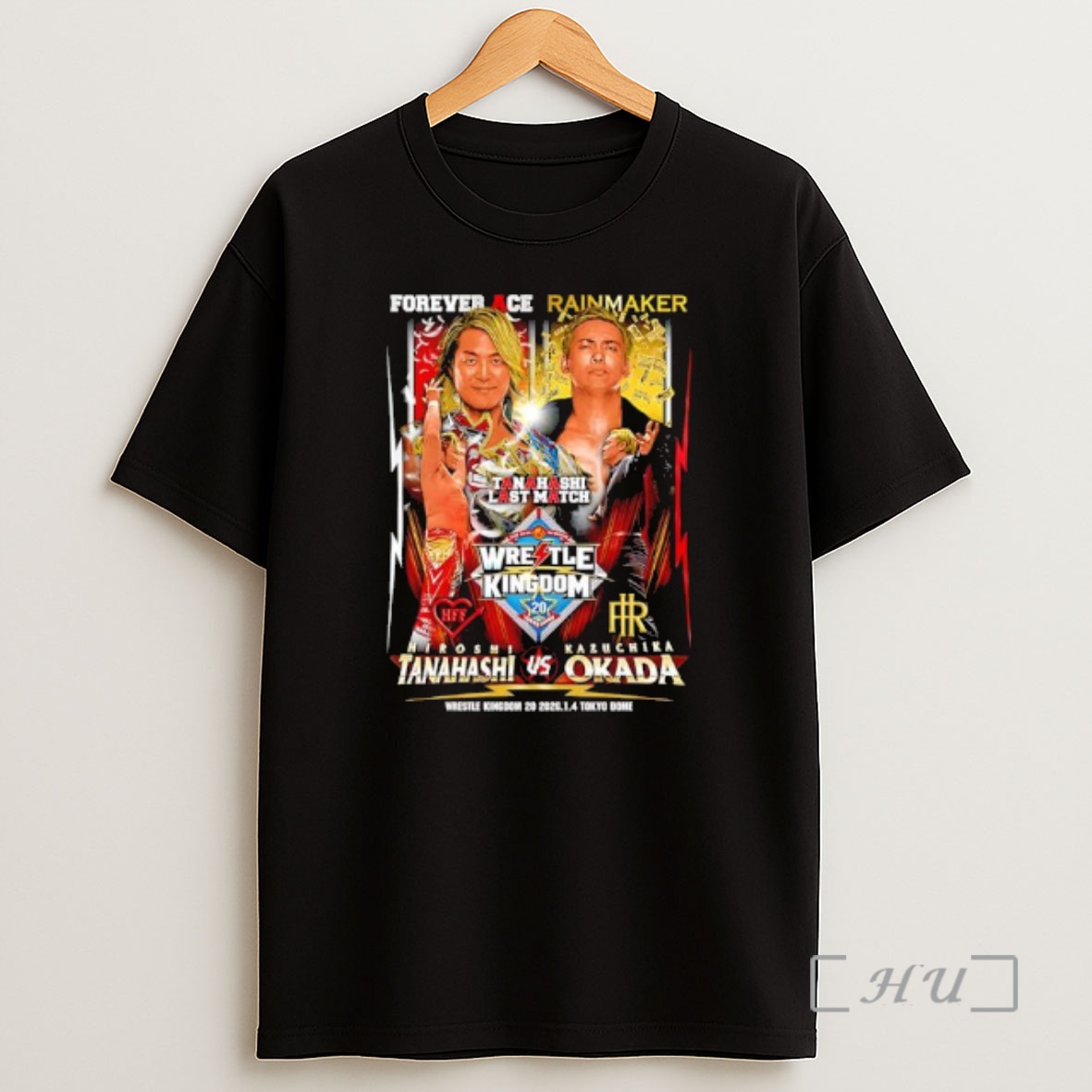 Officials Forever Ace Hiroshi Tanahashi Vs Kazuchika Okada Wrestle Kingdom 20 January 4th 2026 Tokyo Dome Shirt Sweatshirt Tee