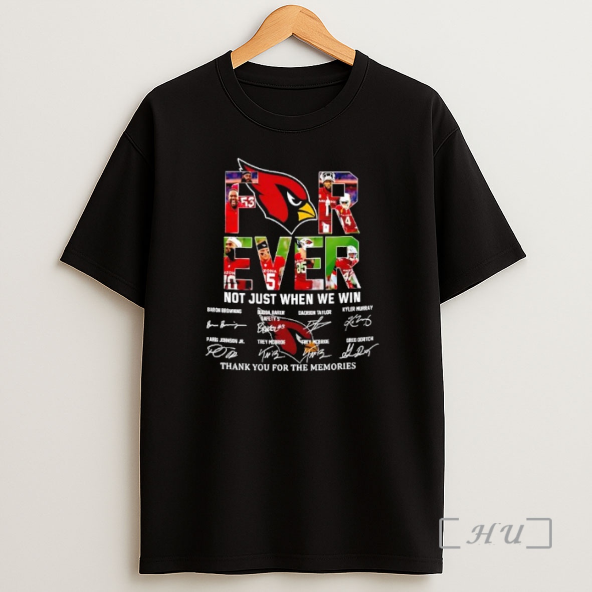 Officials Forever Fan Arizona Cardinals Football Not Just When We Win Signatures Shirt Sweatshirt Tee