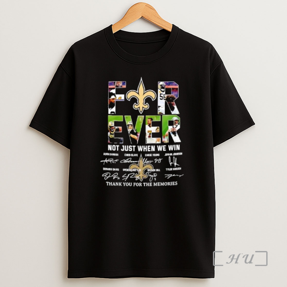 Officials Forever Fan New Orleans Saints Football Not Just When We Win Signatures Shirt Sweatshirt Tee