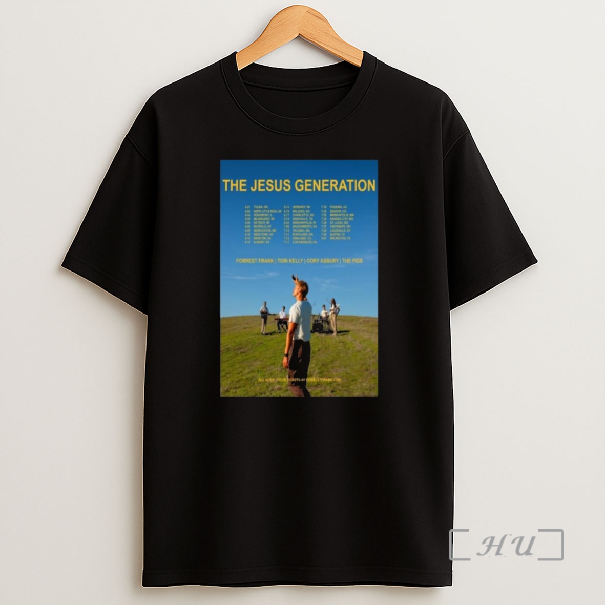 Officials Forrest Frank The Jesus Generation Tour 2026 Shirt Sweatshirt Tee