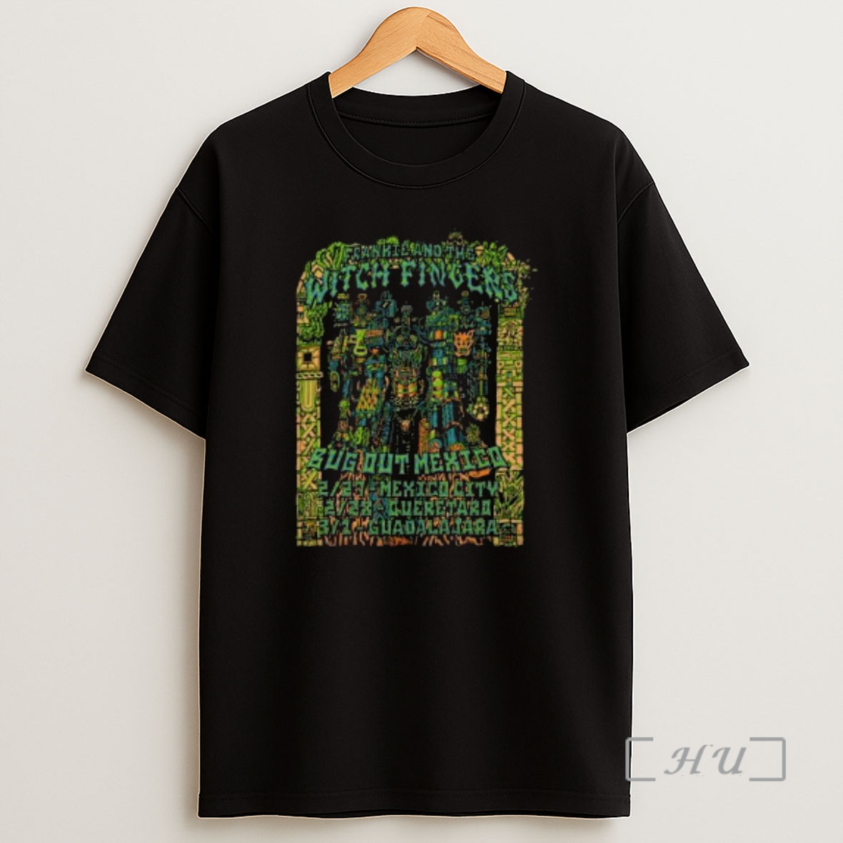 Officials Frankie And The Witch Fingers Bug Out Mexico 2026 Tour Circle Black Premium Shirt Sweatshirt Tee