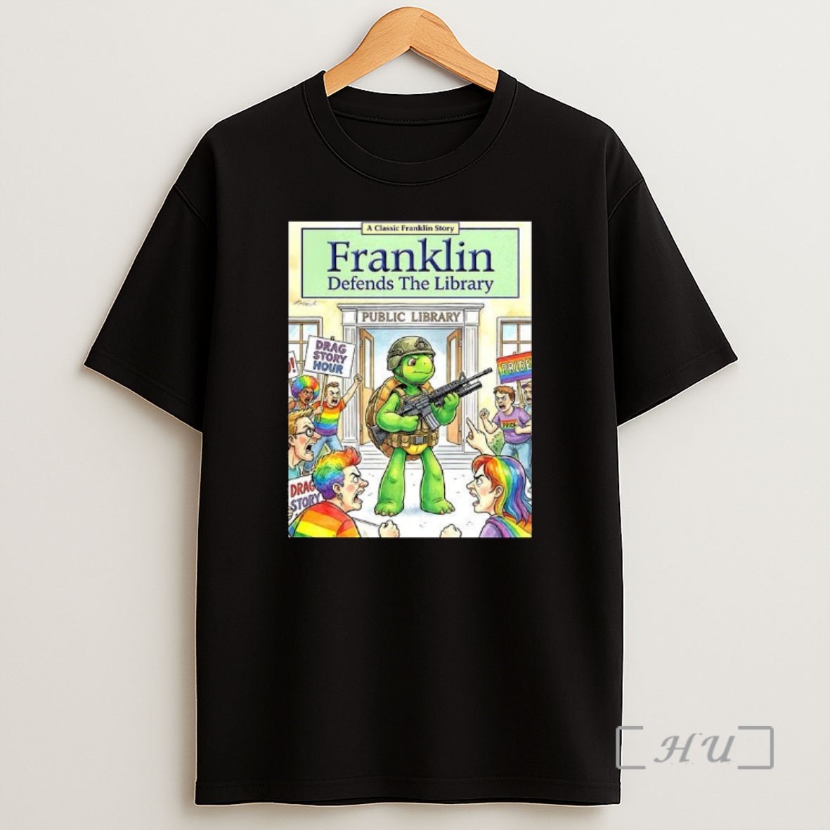 Officials Franklin Defends The Library Premium Shirt Sweatshirt Tee