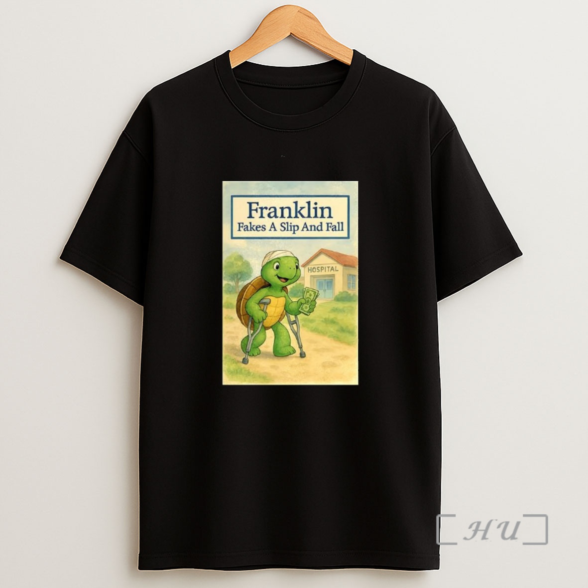 Officials Franklin Fakes A Slip And Fall Premium Shirt Sweatshirt Tee