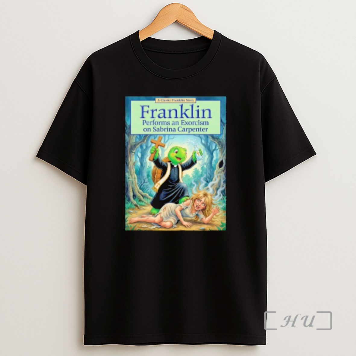 Officials Franklin Performs An Exorcism On Sabrina Carpenter Premium Shirt Sweatshirt Tee