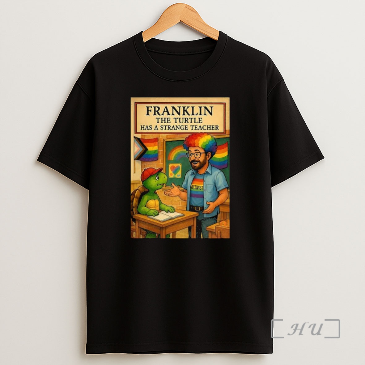 Officials Franklin The Turtle Has A Strange Teacher Premium Shirt Sweatshirt Tee