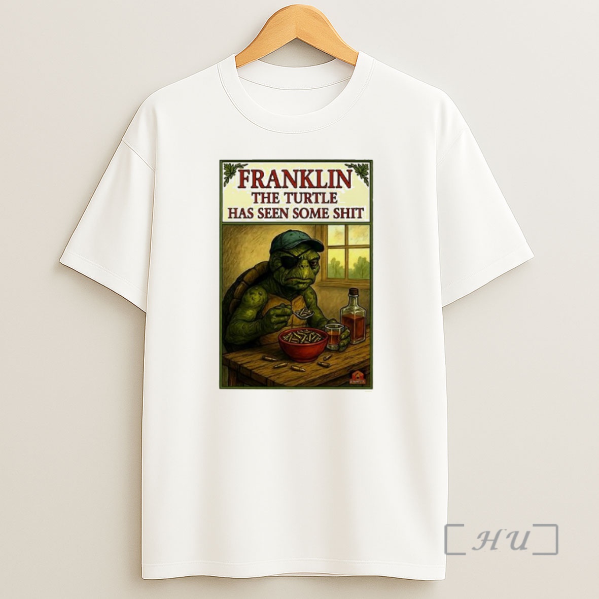 Officials Franklin The Turtle Has Seen Some Shit Premium Shirt Sweatshirt Tee