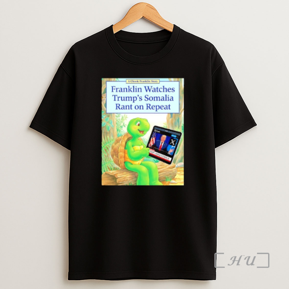 Officials Franklin Watches Trumps Somalia Rant On Repeat Premium Shirt Sweatshirt Tee