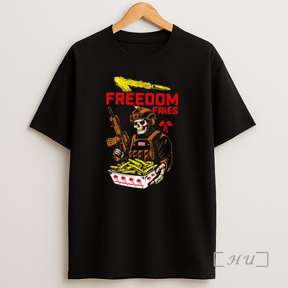 Officials Freedom Fries Skeleton Shirt Sweatshirt Tee