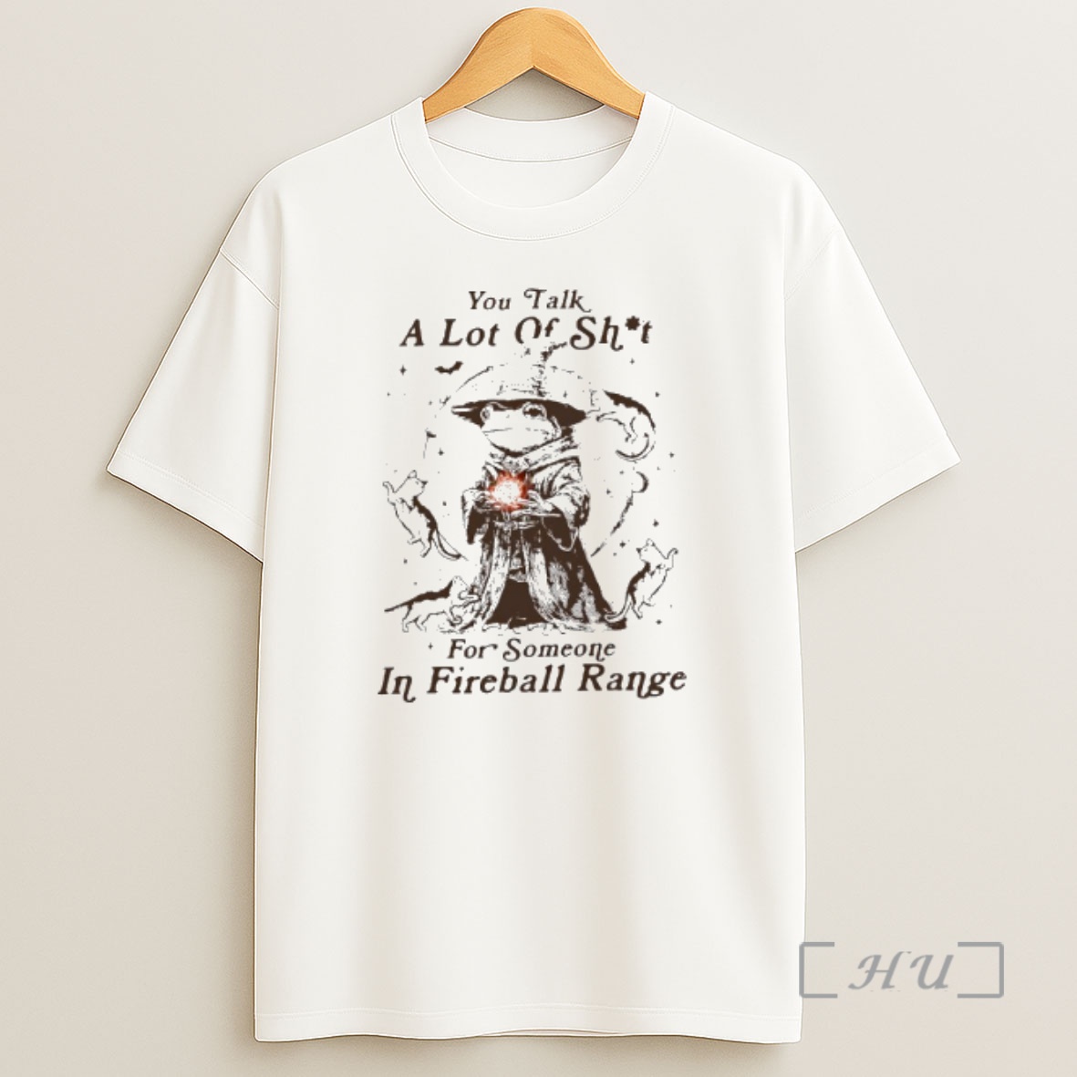 Officials Frog You Talk A Lot Of Shit For Someone In Fireball Range Shirt Sweatshirt Tee