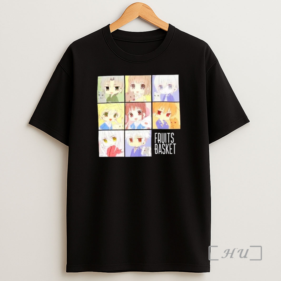 Officials Fruits Basket Chibi Grid Mineral Wash Ornaments Shirt Sweatshirt Tee