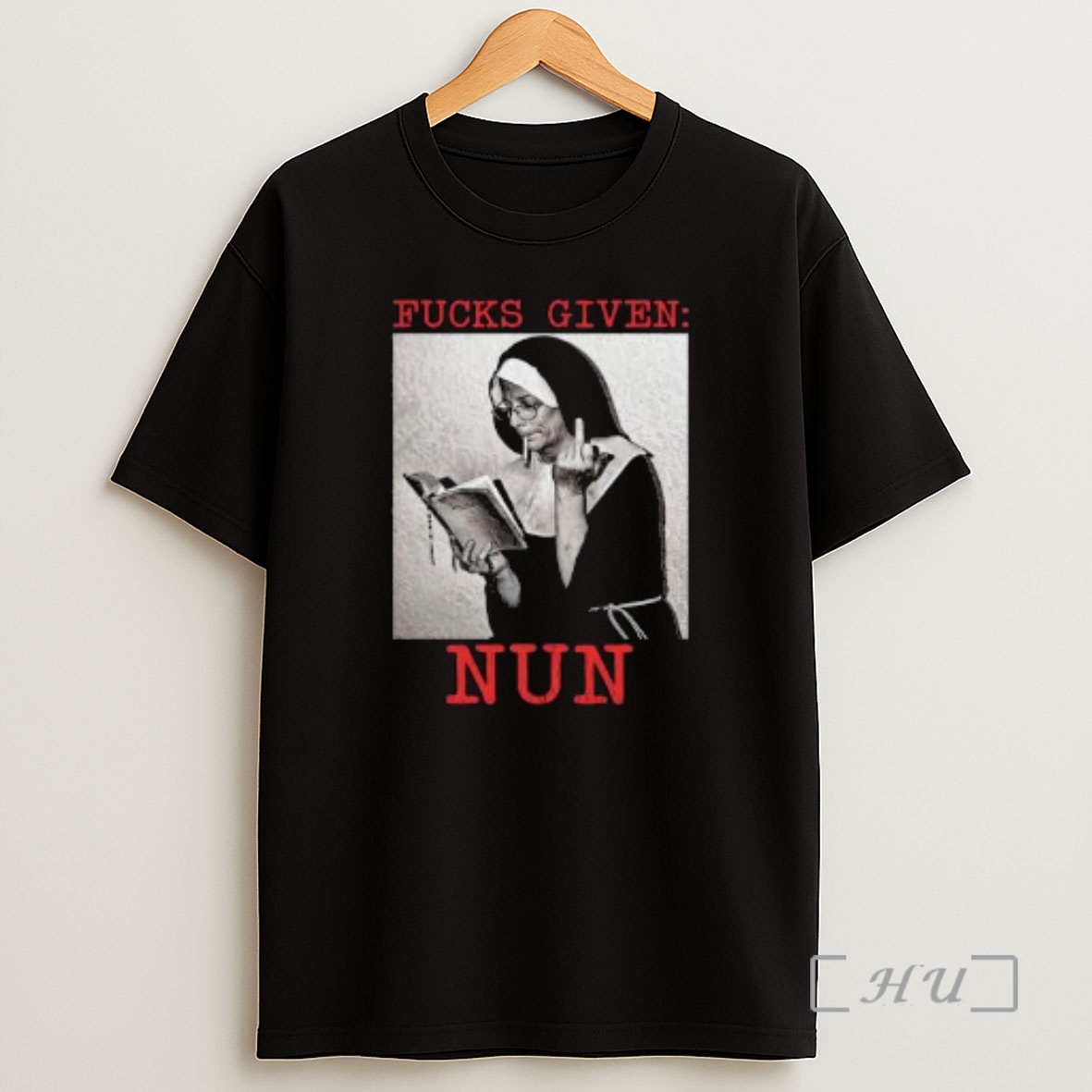 Officials Fucks Given Nun Circle Black Shirt Sweatshirt Tee