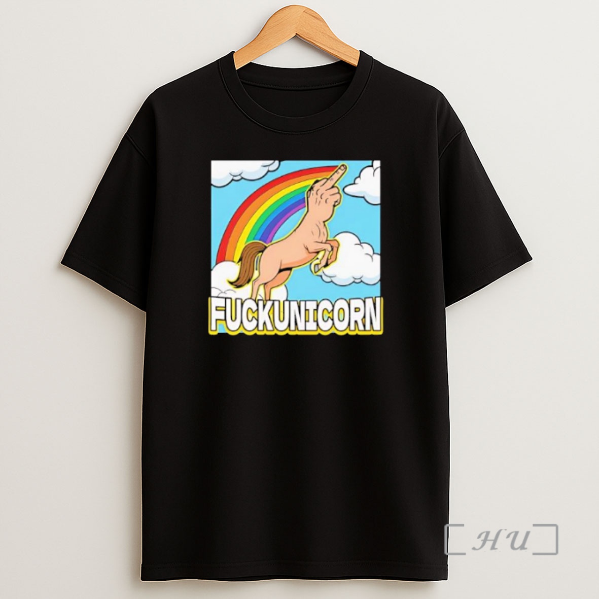 Officials Fuckunicorn Unicorn Rainbow Graphic Shirt Sweatshirt Tee