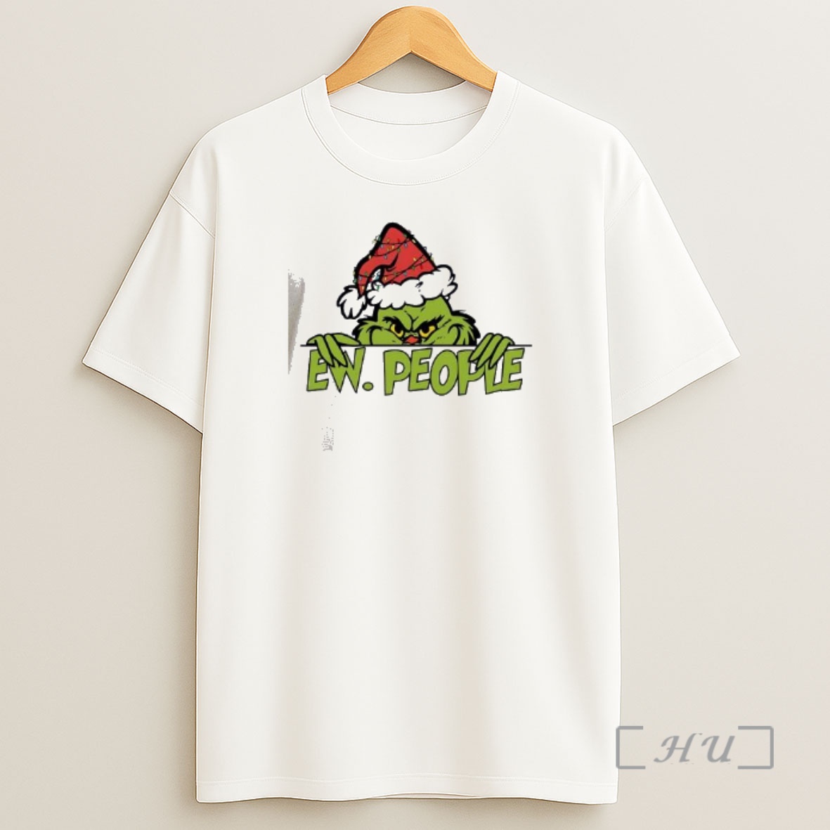 Officials Funny Ew People Grinchmas Santa Hat Christmas Light Premium Shirt Sweatshirt Tee