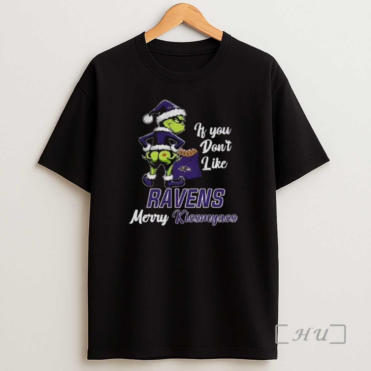 Officials Funny Grumpy Grinch If You Dont Like Baltimore Ravens Merry Kissmyass Shirt Sweatshirt Tee