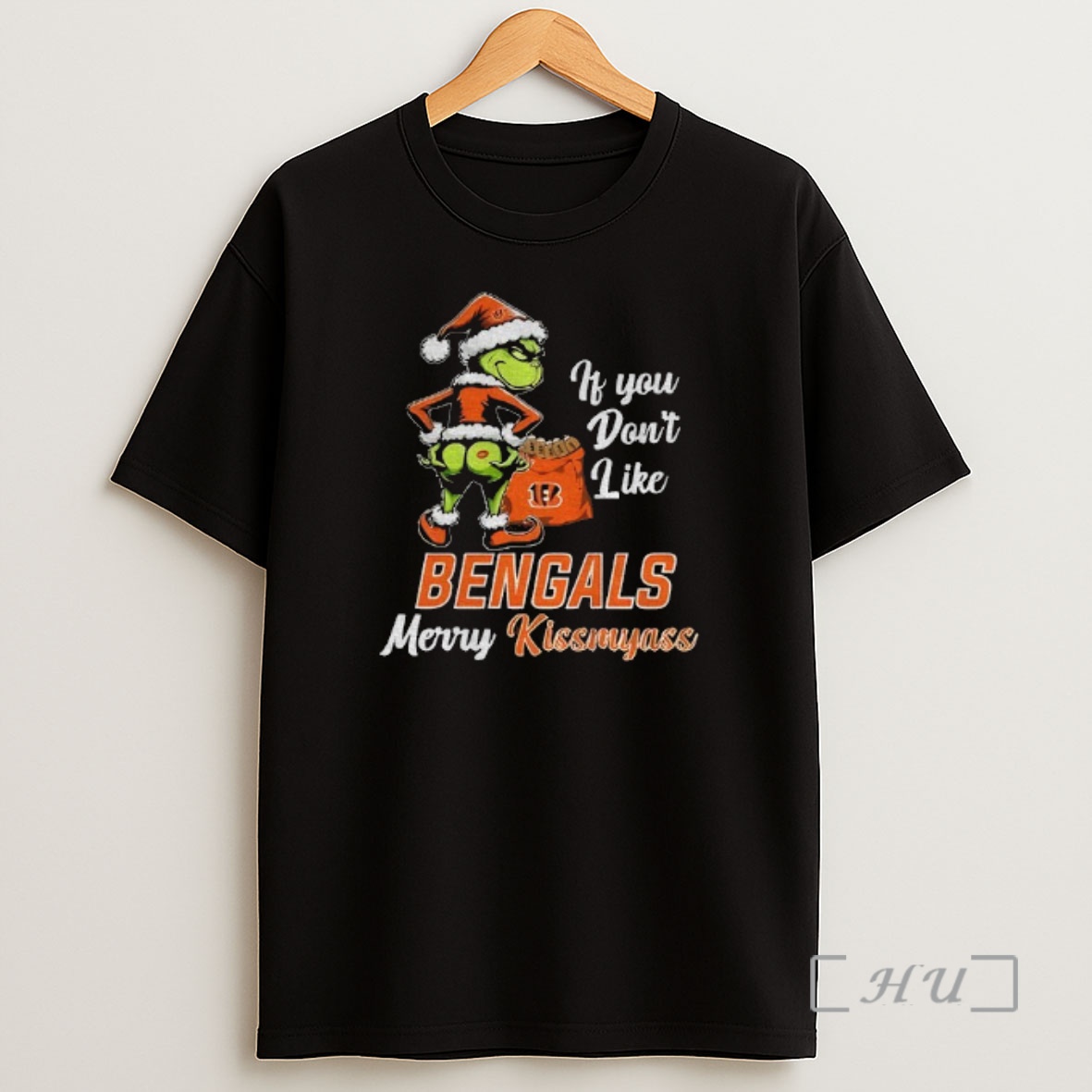 Officials Funny Grumpy Grinch If You Dont Like Cincinnati Bengals Merry Kissmyass Shirt Sweatshirt Tee