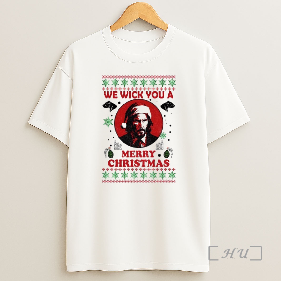 Officials Funny John Wick We Wick You A Merry Christmas Premium Shirt Sweatshirt Tee