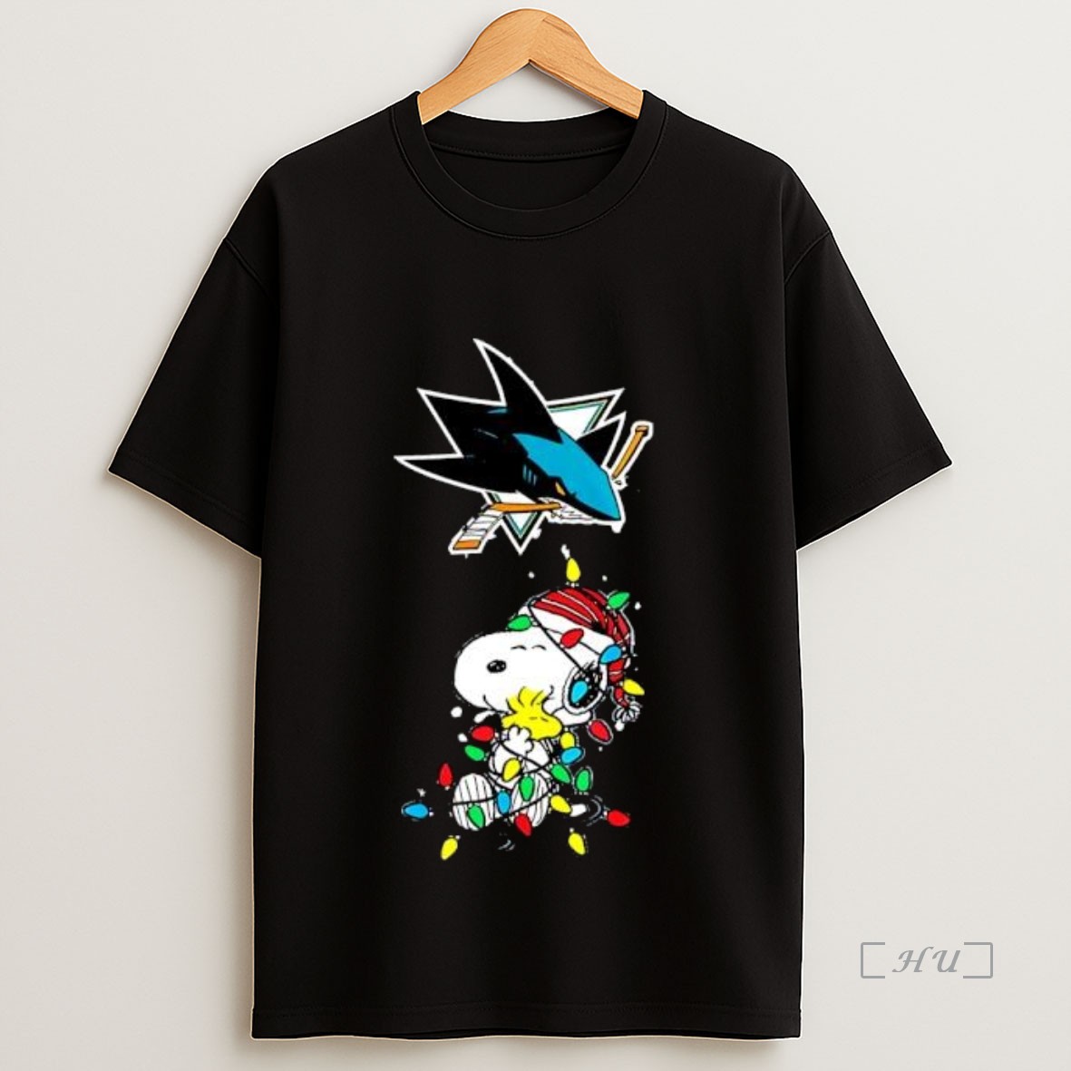 Officials Funny San Jose Sharks Peanuts Christmas Night 2025 Special Holiday Shirt Sweatshirt Tee