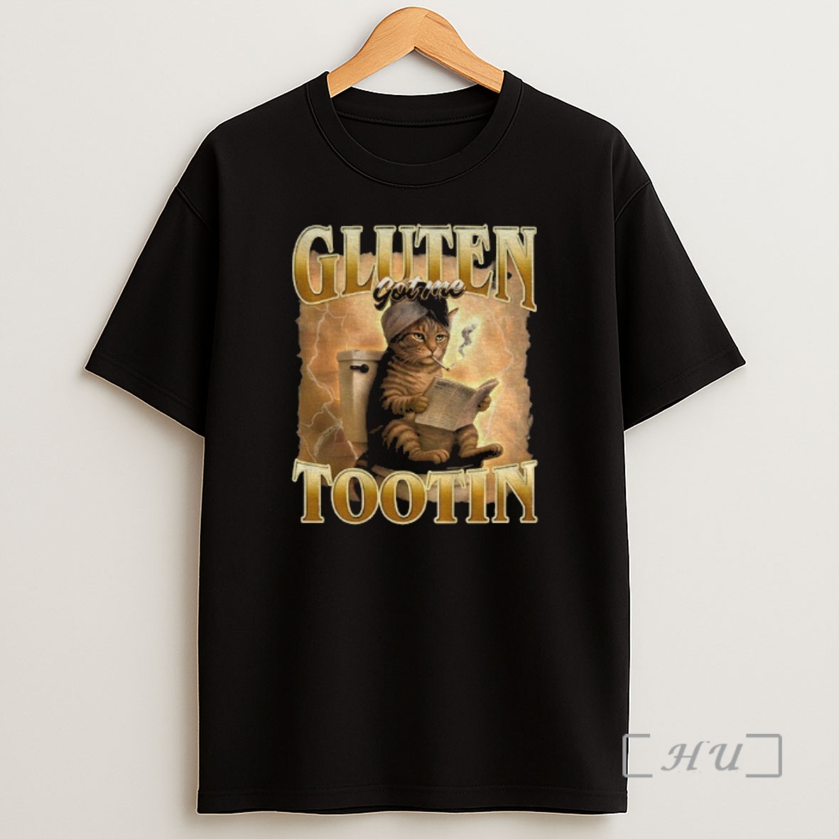 Officials Funny Cat Gluten Got Me Tootin Vintage Shirt Sweatshirt Tee