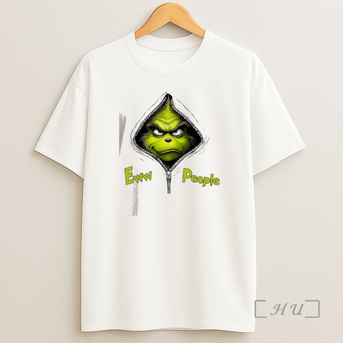 Officials Funny Ew People Christmas Grinch Zipper Premium Shirt Sweatshirt Tee