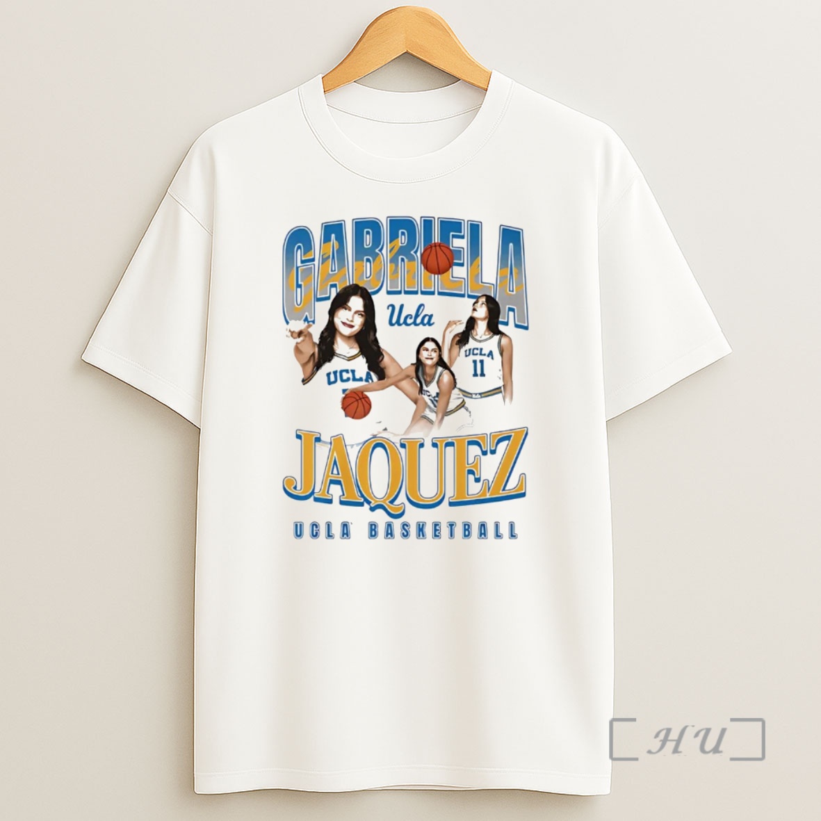 Officials Gabriela Jaquez Illustrated Ucla Bruins Basketball Premium Shirt Sweatshirt Tee