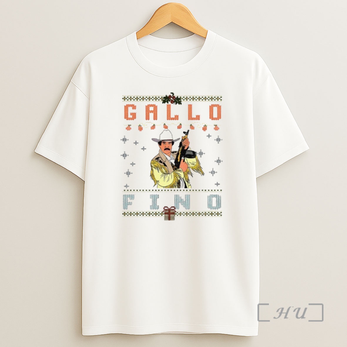Officials Gallo Fino Mexican Cowboy Mexican Corrido Merry Christmas Shirt Sweatshirt Tee