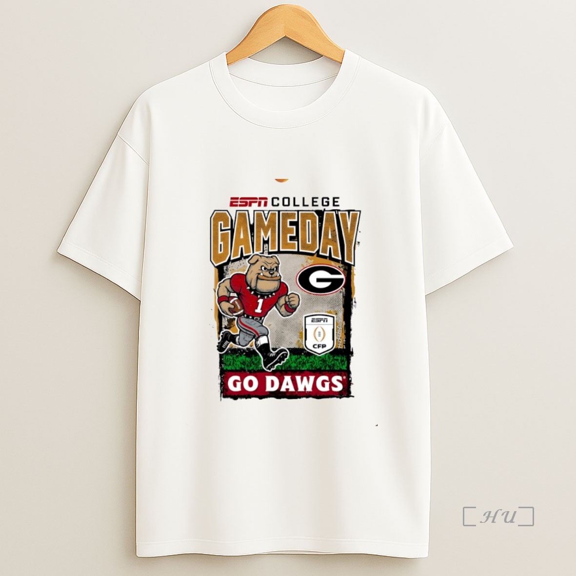 Officials Gameday 2025 2026 Collge Football Playoff Georgia Bulldogs Mascot Circle Shirt Sweatshirt Tee
