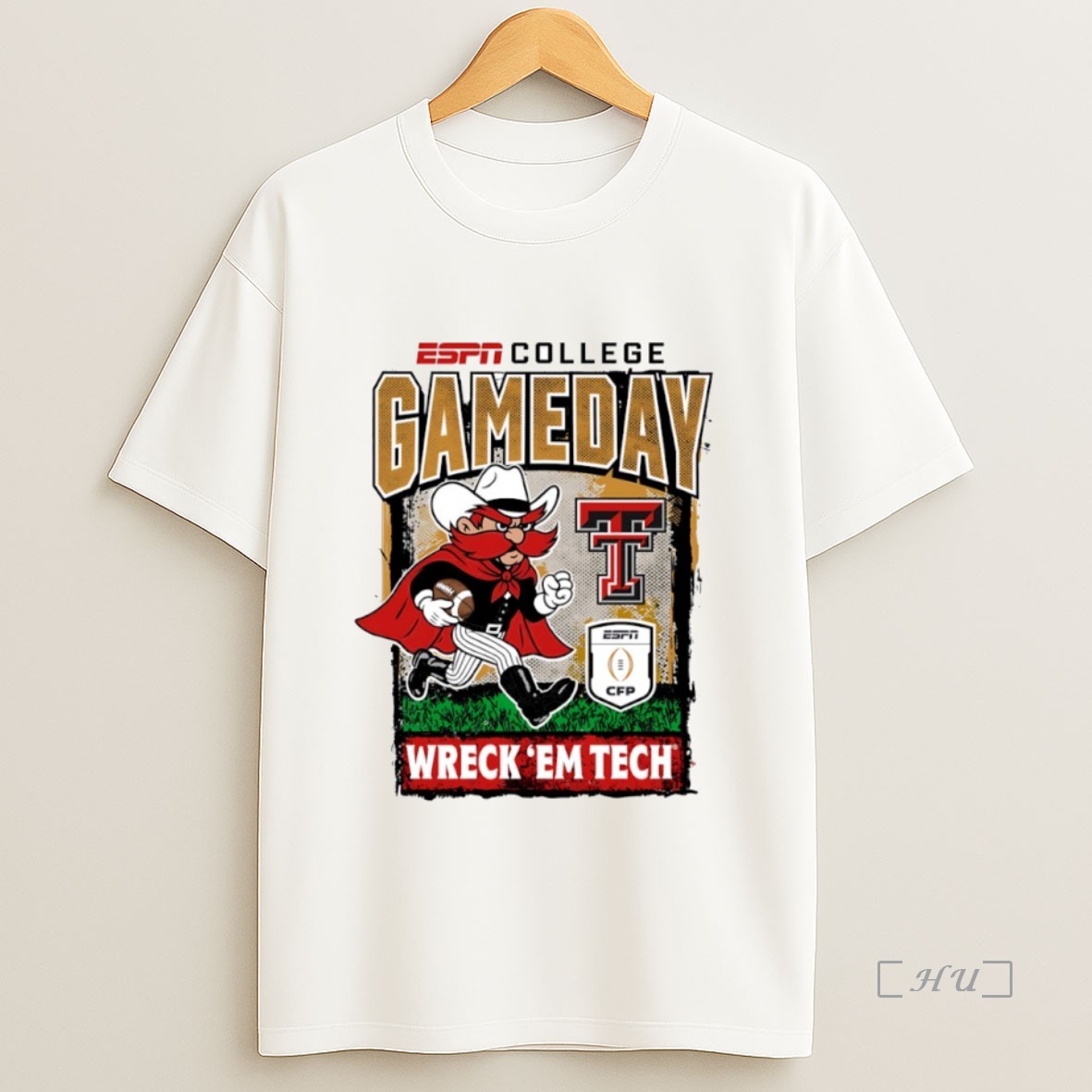 Officials Gameday 2025 2026 Collge Football Playoff Texas Tech Red Raiders Mascot Circle Shirt Sweatshirt Tee