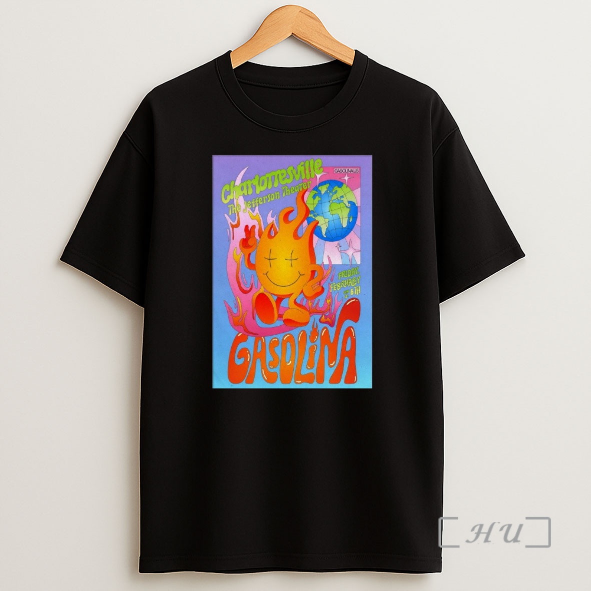 Officials Gasoline Party Jefferson Theater In Charlottesville Va February 6 2026 Shirt Sweatshirt Tee