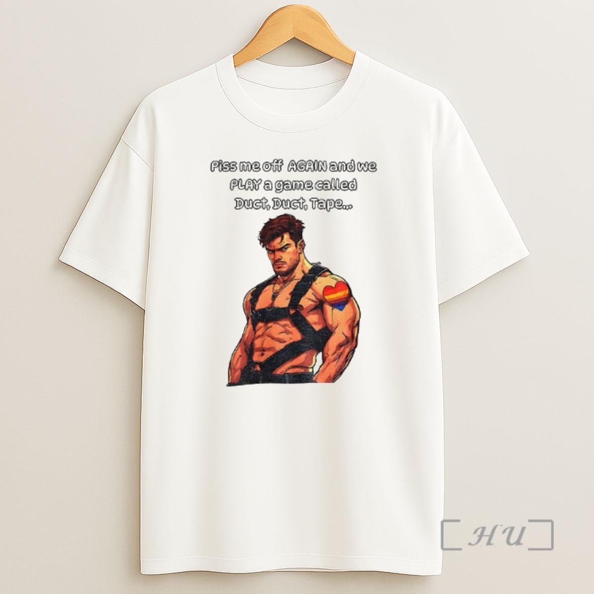 Officials Gay Leather Daddy S And M Piss Me Off Again And We Play A Game Called Duct Duct Tape Lgbt Premium Shirt Sweatshirt Tee