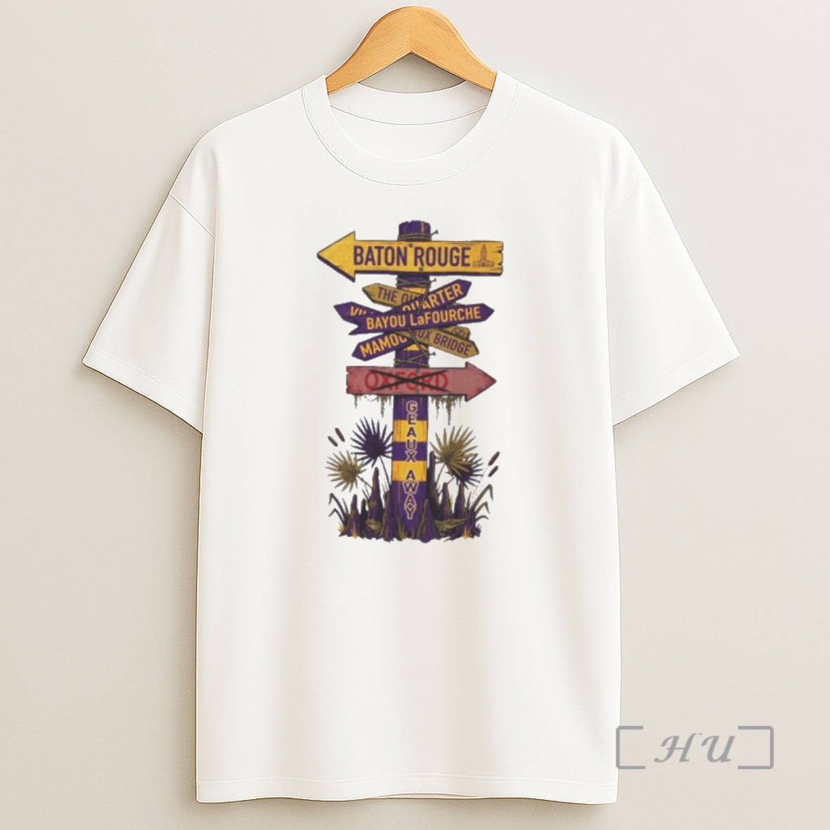 Officials Geaux Away Baton Rouge Signpost Premium Shirt Sweatshirt Tee
