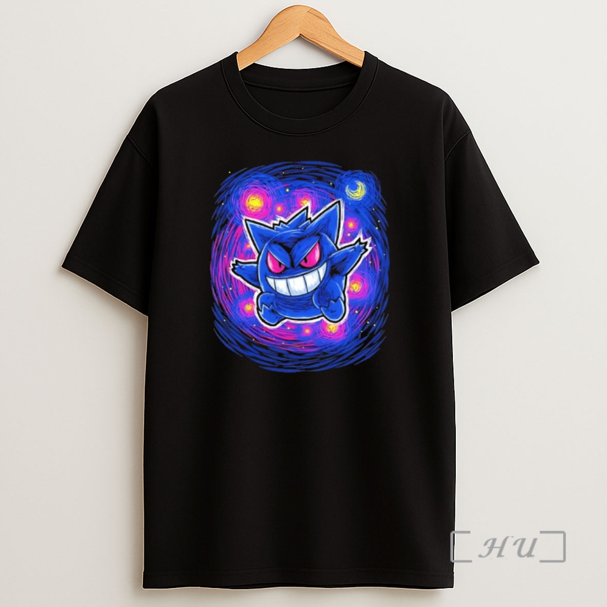 Officials Gengar Purple Ghost Starry Shirt Sweatshirt Tee