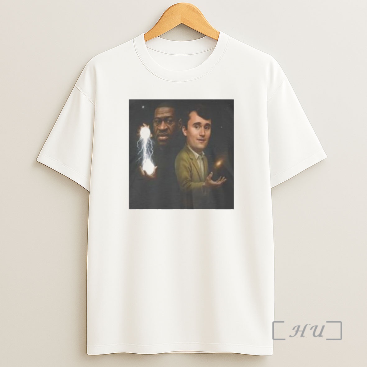Officials George Floyd And Charlie Kirk Wizard Circle White Shirt Sweatshirt Tee