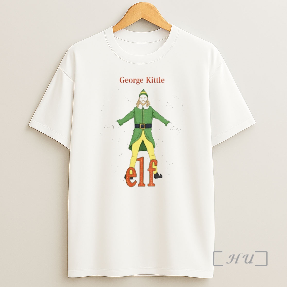 Officials George Kittle Buddy The Elf Merry Christmas Shirt Sweatshirt Tee