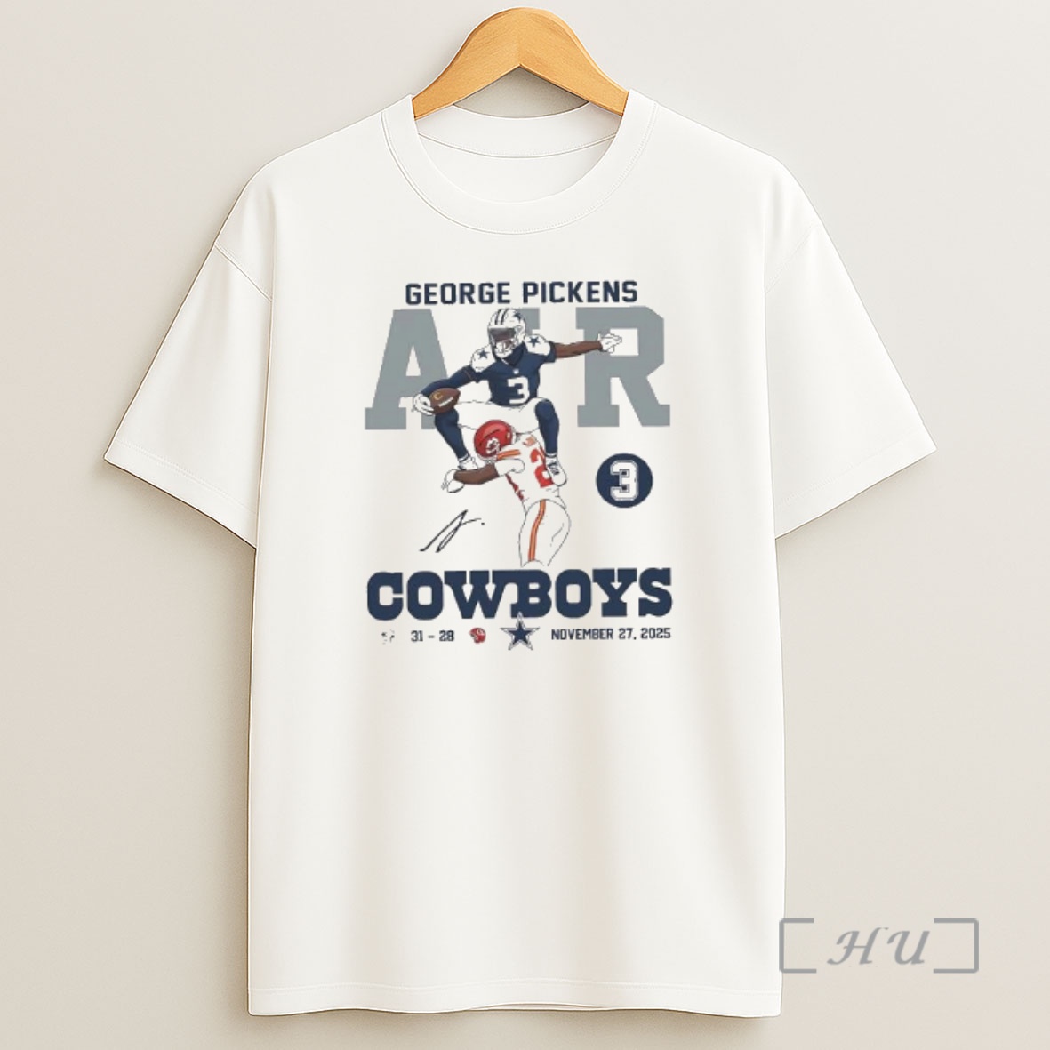 Officials George Pickens Cowboys Signature Graphic Shirt Sweatshirt Tee