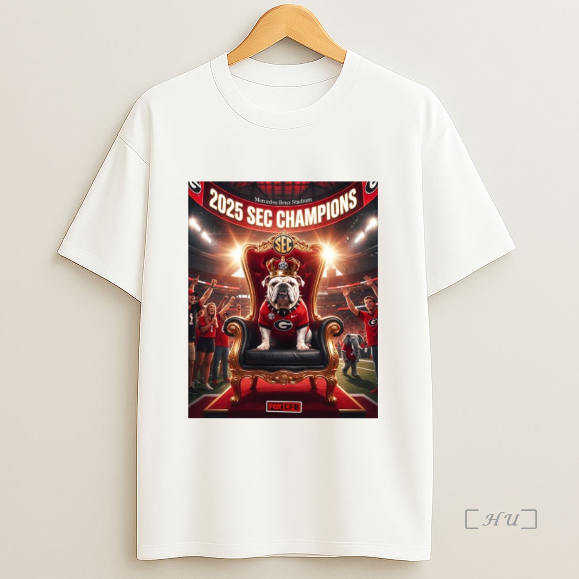 Officials Georgia Bulldogs 2025 Sec Champions Mercedes Benz Stadium Premium Shirt Sweatshirt Tee