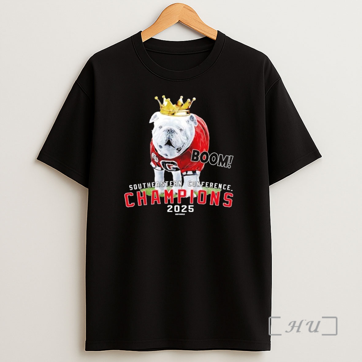 Officials Georgia Bulldogs 2025 Sec Champions Mascot Boom Shirt Sweatshirt Tee