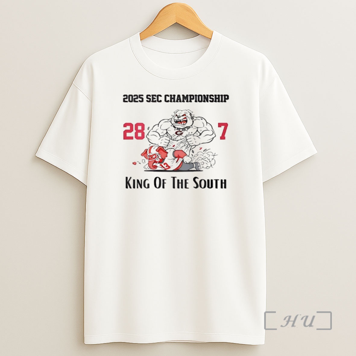 Officials Georgia Bulldogs 2025 Sec Championship King Of The South Shirt Sweatshirt Tee