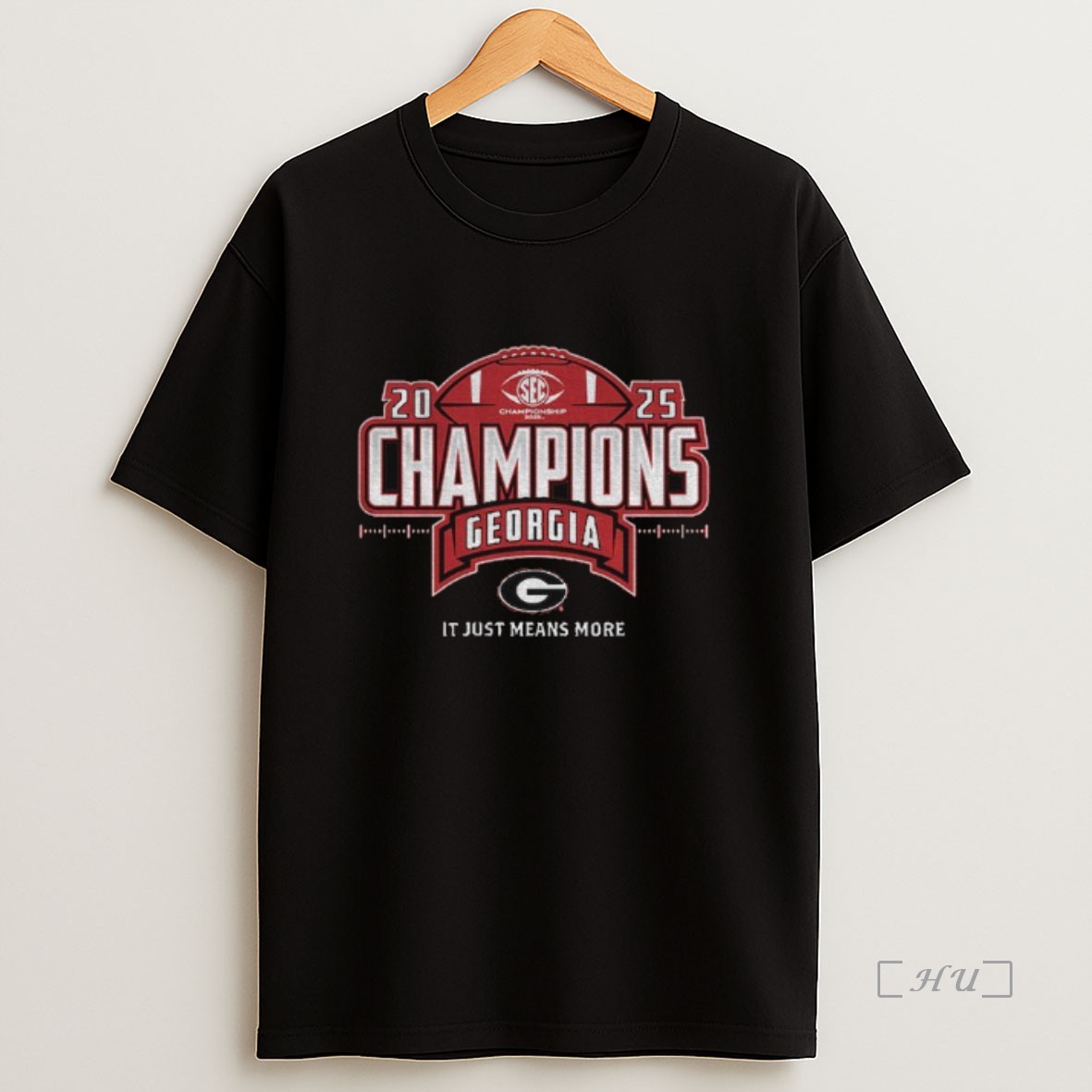Officials Georgia Bulldogs 2025 Sec Football Champions Locker Room It Just Means More Premium Shirt Sweatshirt Tee