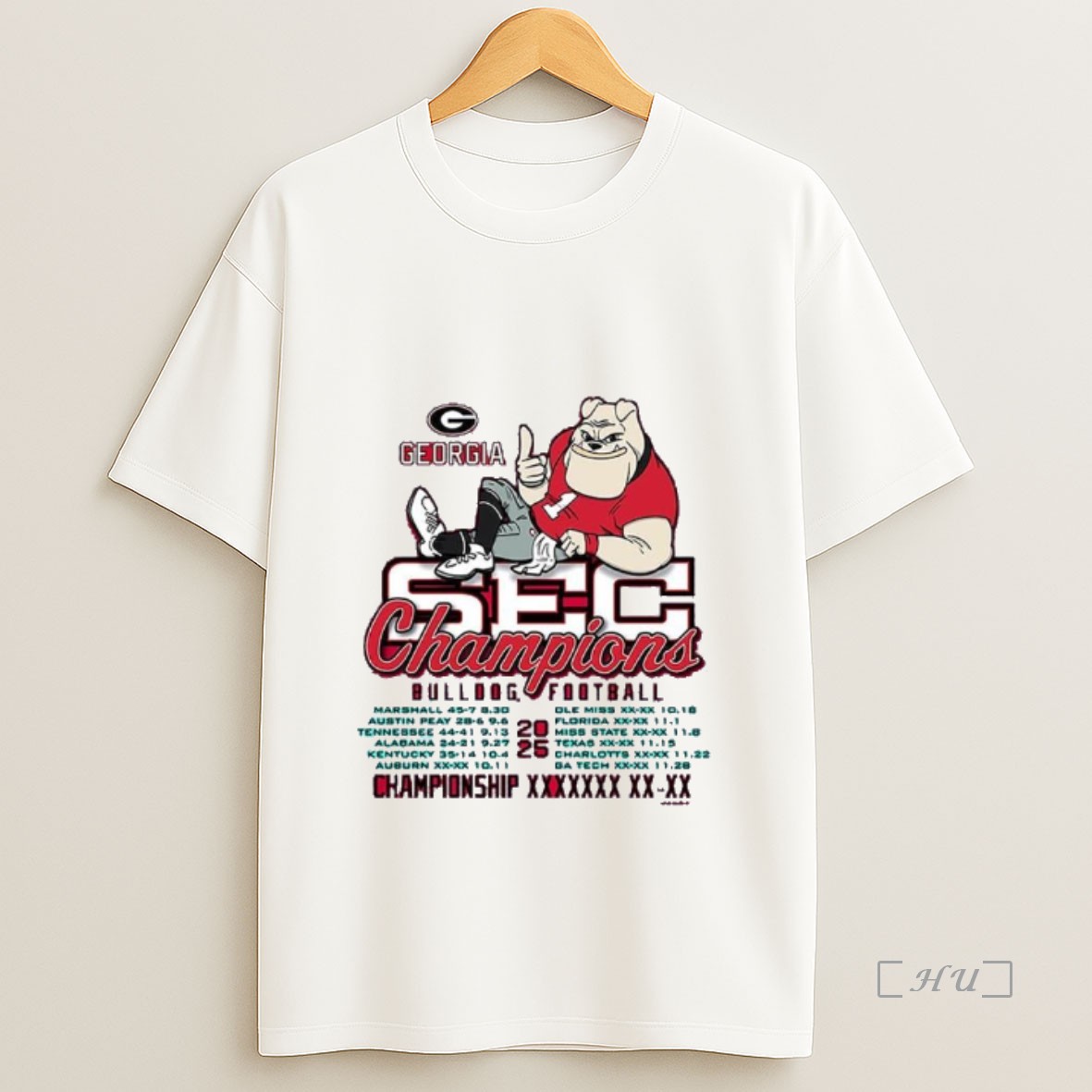 Officials Georgia Bulldogs 2025 Sec Football Conference Champions Recap Premium Shirt Sweatshirt Tee