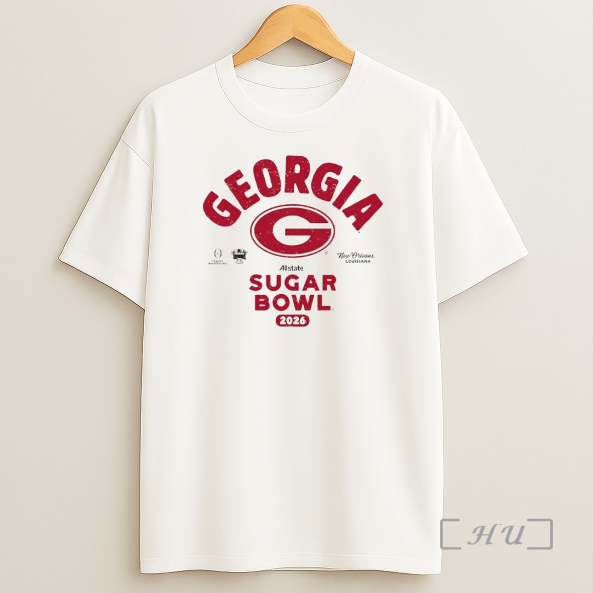 Officials Georgia Bulldogs 2026 College Football Playoff Allstate Sugar Bowl Bound Circle Shirt Sweatshirt Tee