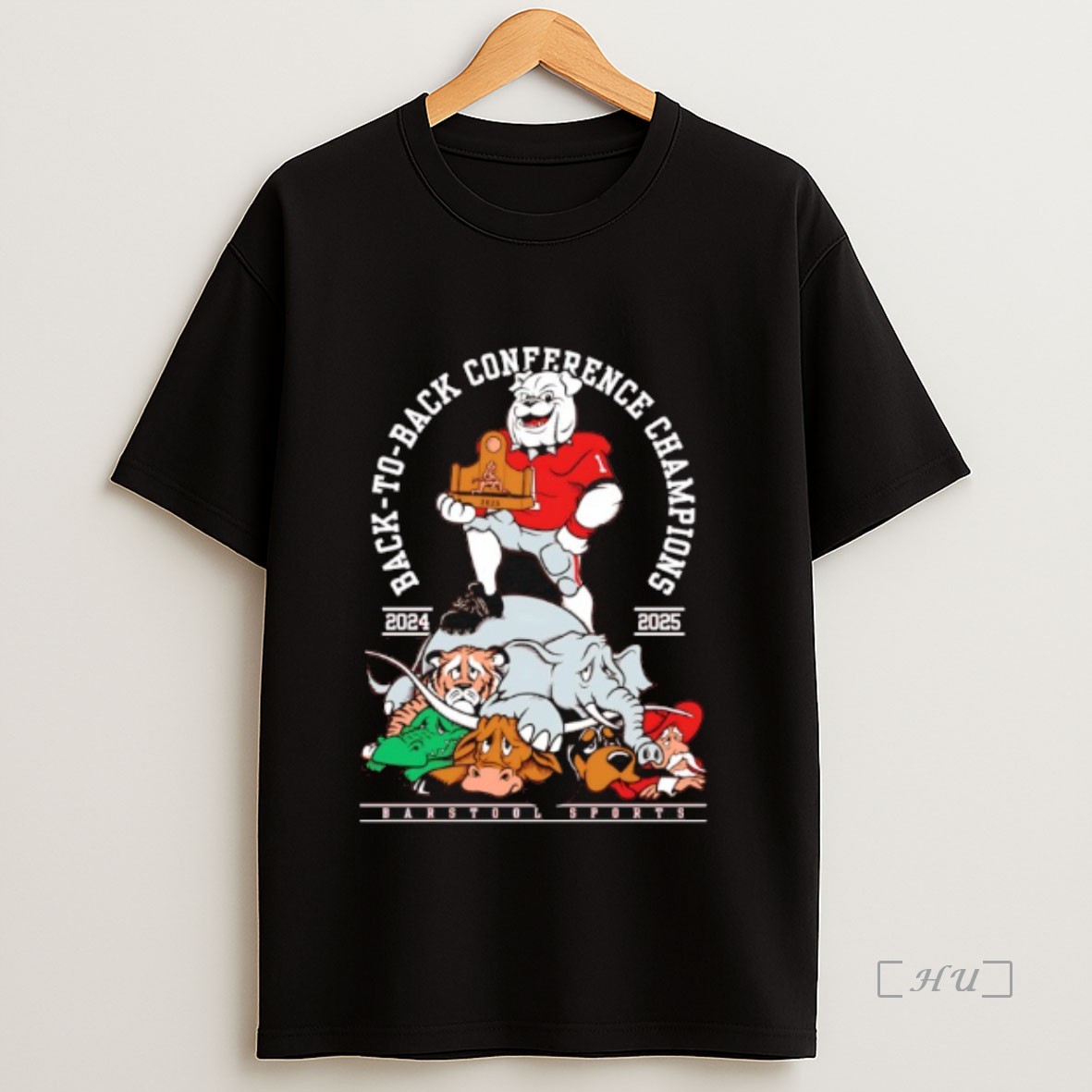 Officials Georgia Bulldogs Back To Back Conference Champions 2025 Premium Shirt Sweatshirt Tee