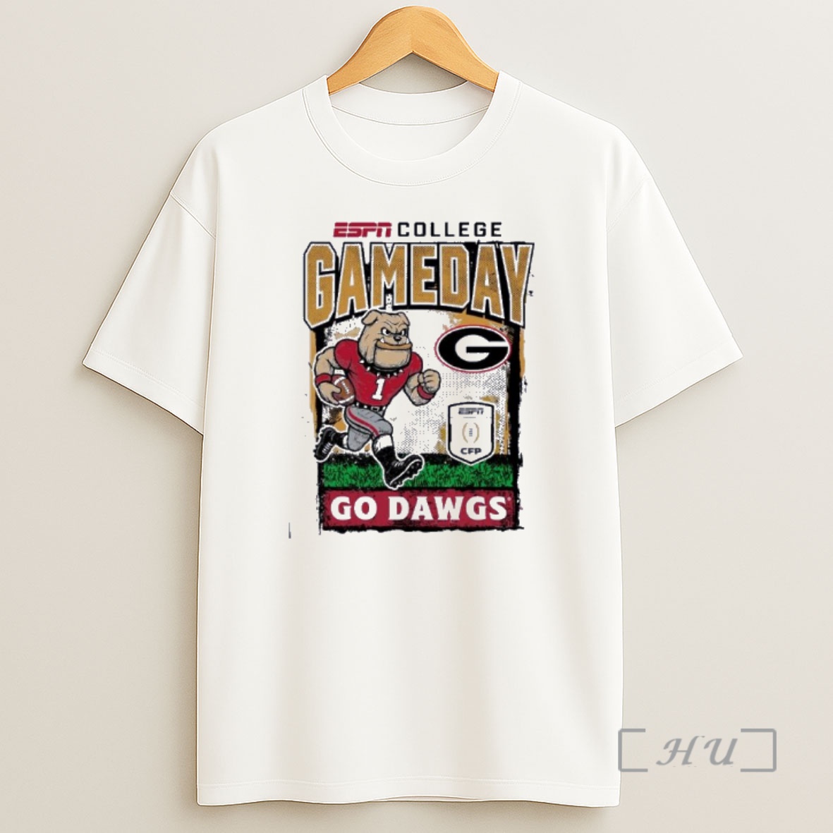 Officials Georgia Bulldogs Cfp Gameday 1st Round Mascot Go Dawgs Shirt Sweatshirt Tee