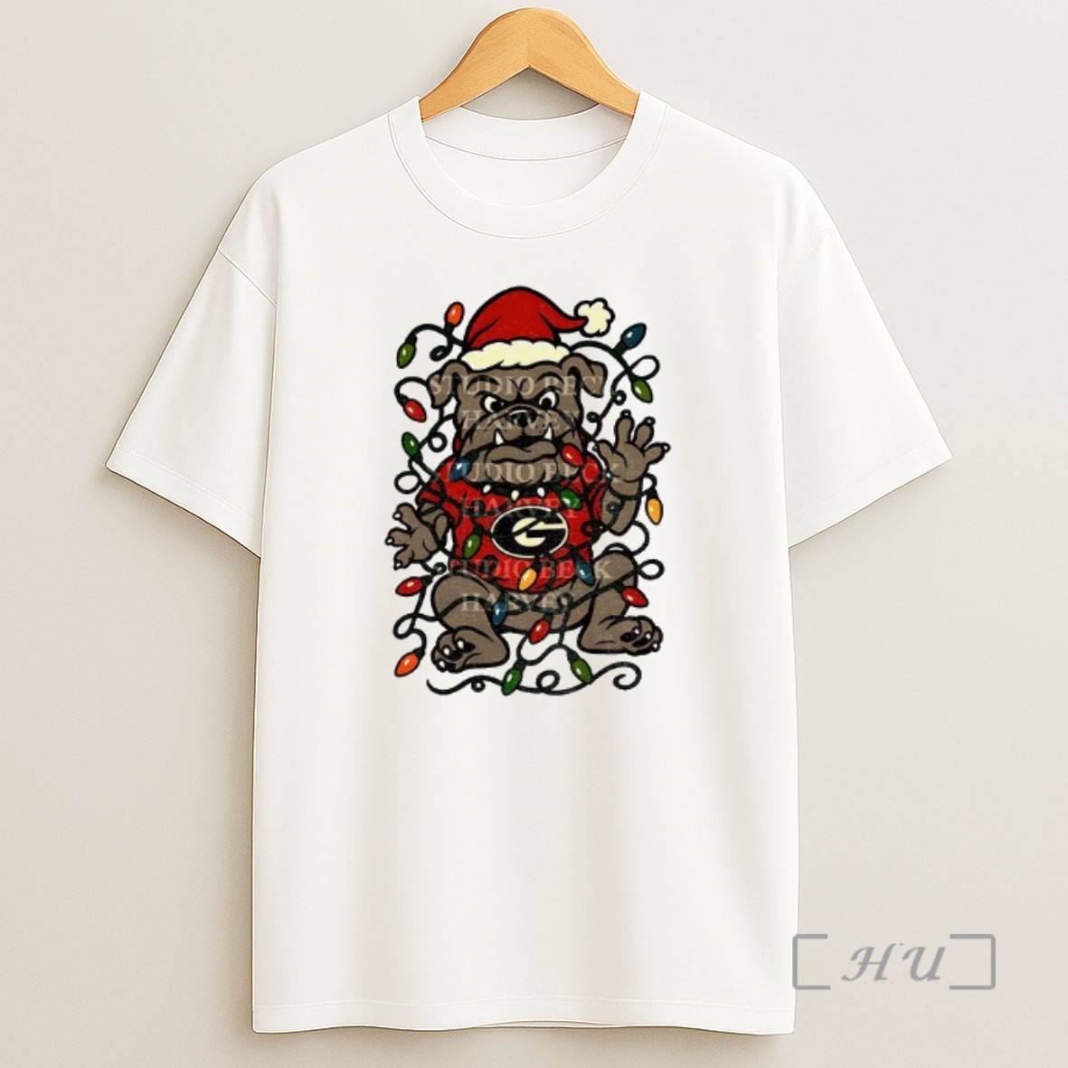 Officials Georgia Bulldogs Christmas Game Day Christmas Light Premium Shirt Sweatshirt Tee