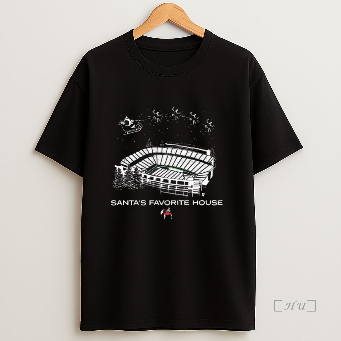 Officials Georgia Bulldogs Football Ncaa Santas Favorite House Premium Shirt Sweatshirt Tee