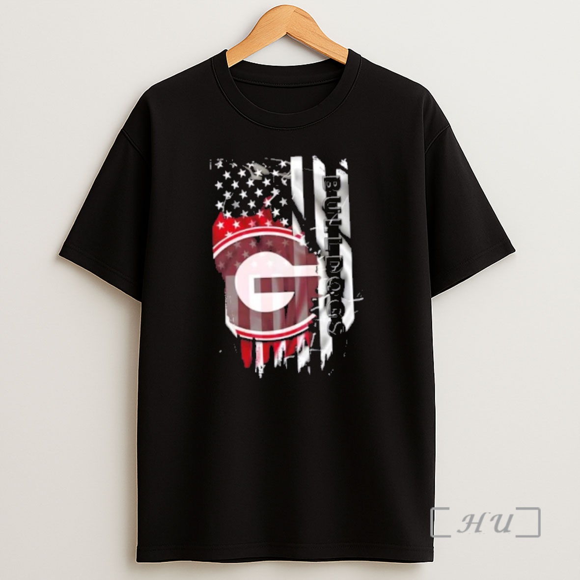 Officials Georgia Bulldogs Football X American Flag Shirt Sweatshirt Tee