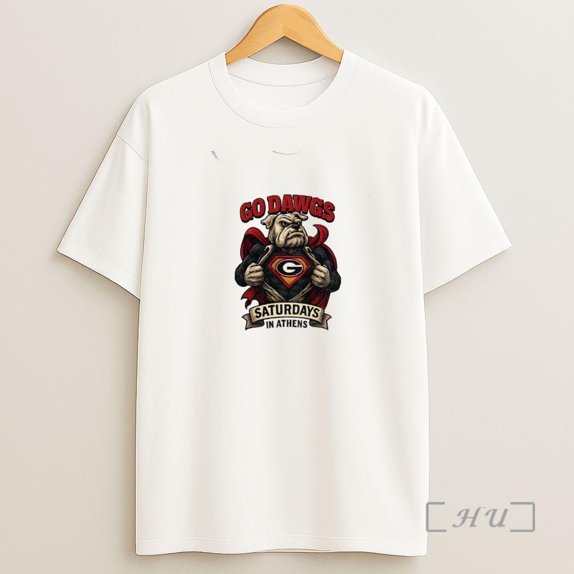 Officials Georgia Bulldogs Mascot Super Bulldog Vintage Saturdays In Athens Premium Shirt Sweatshirt Tee